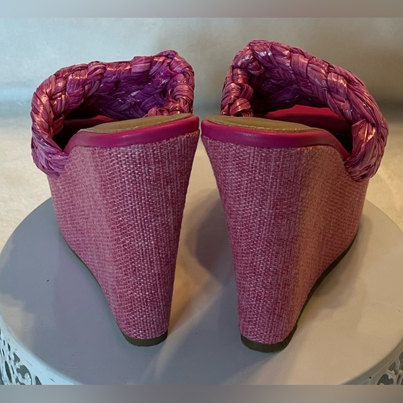 Women’s Pink Wedges Size 7.5 by Mata - Picture 10 of 15